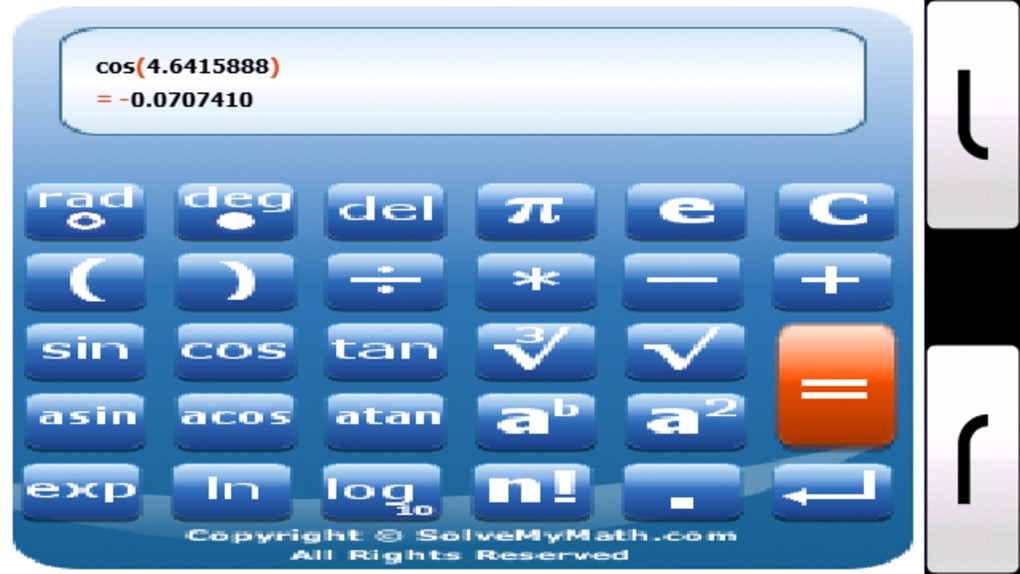Java calculator code example